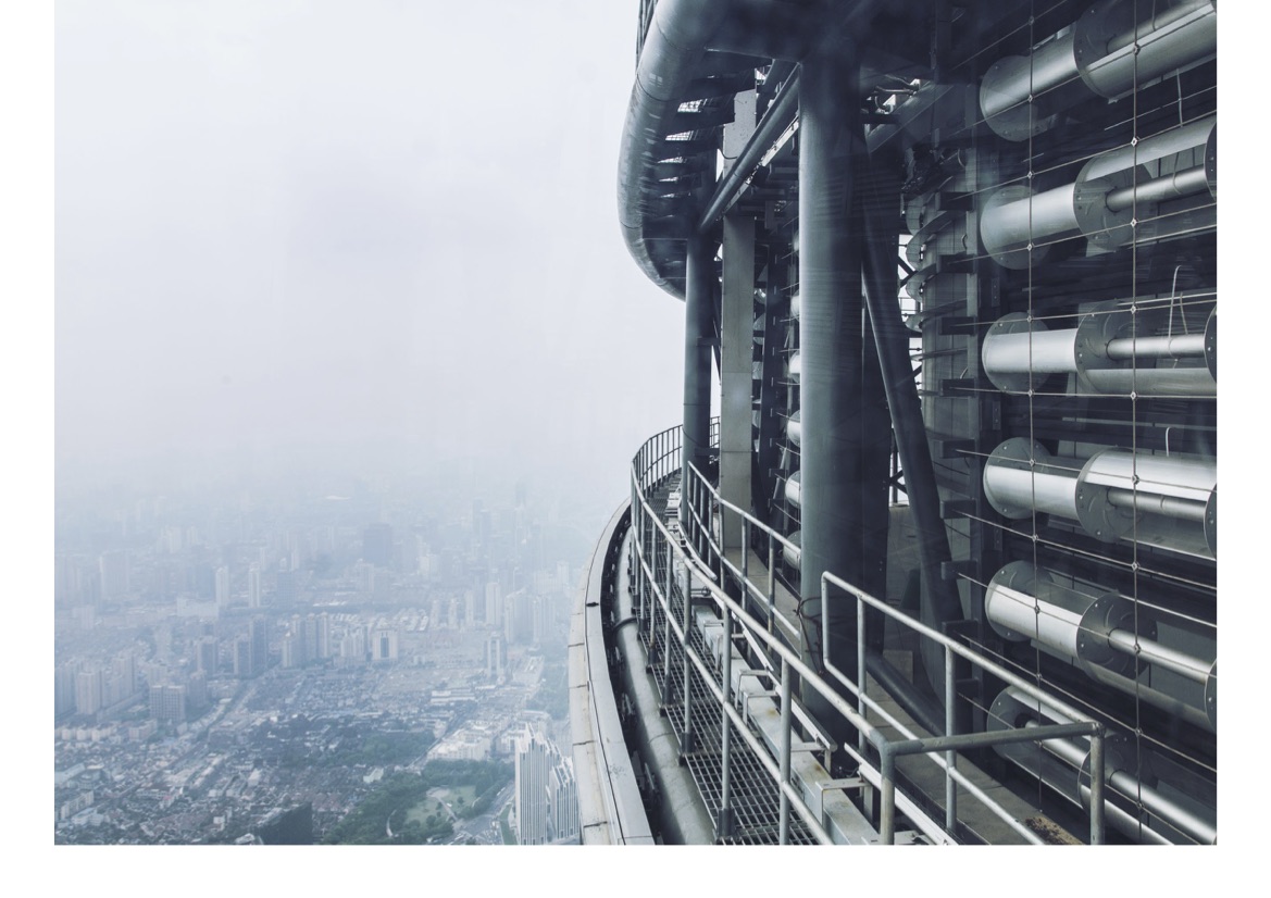 Windpods installed in the Shanghai Tower